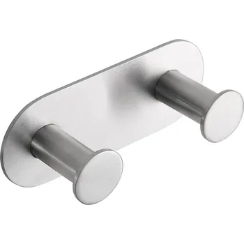 Věšák Easy - věšák se 2 háčky, mat, k nalepení 163106375