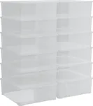 Plastové stohovatelné úložné boxy 12 ks…