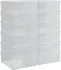 Úložný box Plastové stohovatelné úložné boxy 12 ks 5 l transparentní