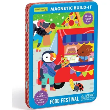 Výuková hračka Mudpuppy Magnetická sada Food Truck Festival