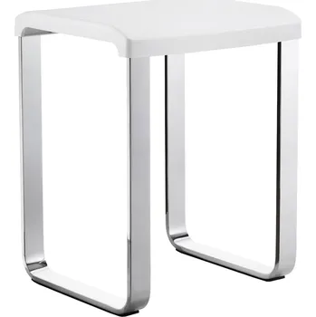 Koupelnové sedátko Living - sprchová stolička, bílá/chrom FK406
