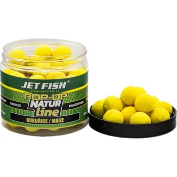 Boilies Jet Fish Natur line Pop Up Kukuřice - 40 g 12 mm