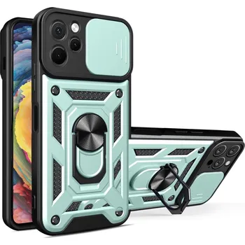 Pouzdro na mobilní telefon Slide odolný kryt na Huawei Nova Y61 - zelený