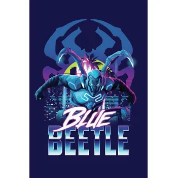 Plakát Plakát, Obraz - Blue Beetle - Blue Night