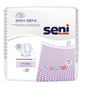 Plena pro dospělé Seni San Maxi inkontinenční vložkové pleny 30 ks
