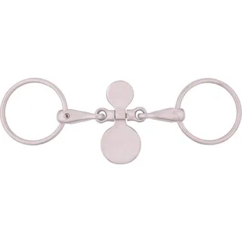 Udidlo pro koně Stihlo BR 2x lomené plné nerez s plackou 18mm 13,5cm