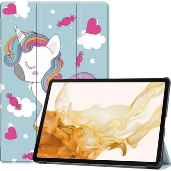 Pouzdro na tablet VSECHNONAMOBIL 64740 ART Zaklápěcí pouzdro pro Samsung Galaxy Tab S9+ / S10+ UNICORN