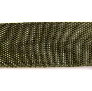 Polypropylenový popruh - khaki - šířka 4 cm