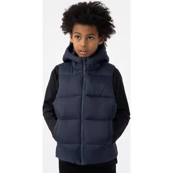 Chlapecká vesta 4F 4FJAW23TVJAM047 NAVY Dětská vesta EU 140