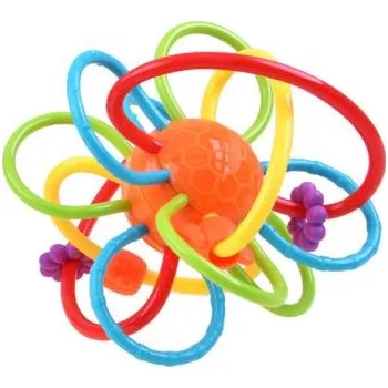 HOLA měkké kousátko pro miminka, hrkátko, 0+ A