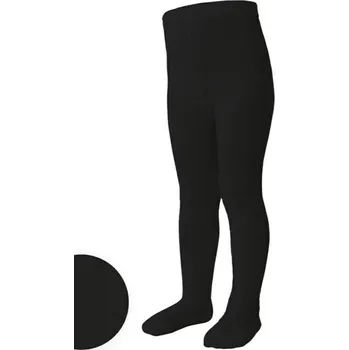 DÍVČÍ PUNČOCHÁČE VZOROVANÉ KOSTKOVANÉ SMILE 071 černá 80-86