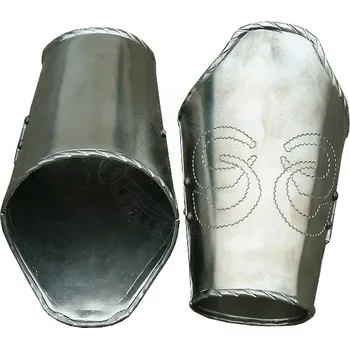 Karnevalový kostým Krutský Krátké plátové nátepníky s rytím