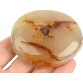 Sběratelství Hladký kámen karneol 152g (Madagaskar)