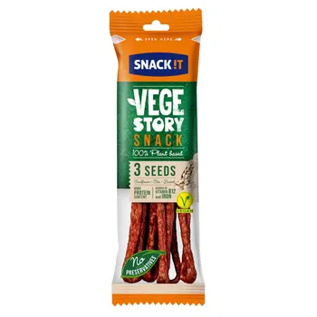 Snack vegan - bez lepku - 3 DRUHY SEMÍNEK - Snack !t 90g