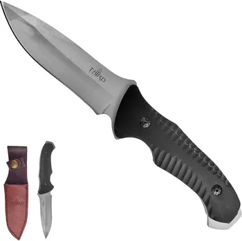 lovecký nůž Amont Pevný lovecký nůž "HUNTING KNIFE" s koženým pouzdrem