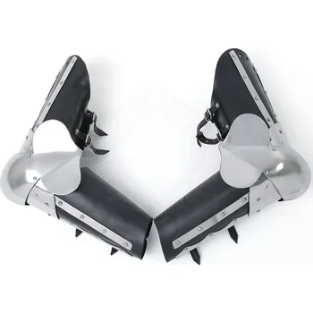 Karnevalový kostým Krutský Ruce zbroje z kůže a železného plechu, 14.-15. stol.