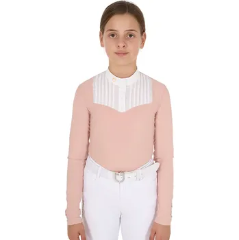 EQUESTRO Triko závodní Rhinestone Equestro, dívčí, cameo rose 10 let