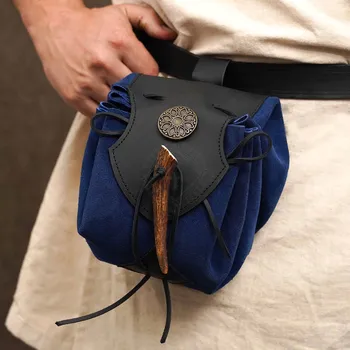 Karnevalový kostým House of Warfare Opaskový váček se stahovací šňůrkou se zapínáním na jelení paroh