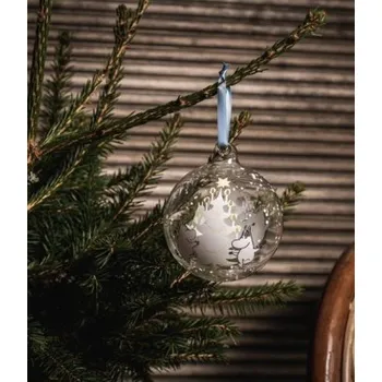 Vánoční ozdoba Skleněná vánoční ozdoba Moomin Christmas Tree 9 cm