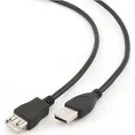 Kabel USB A-A 3m 2.0 prodlužovací HQ Black