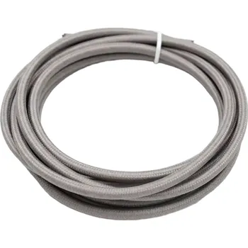 elektrický kabel Retro kabel kulatý, vodič s textilním obalem 2x0.75mm, šedý
