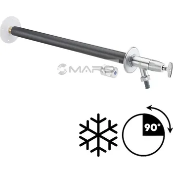 Vodovodní kohout Ducotech Ventil zahradní nezámrzný AW s keramickým uzávěrem 90°, 1/2", stavební hloubka 200 - 530 mm, 18-3000-AW01