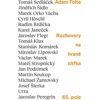 Kniha Rozhovory na hraně zítřka