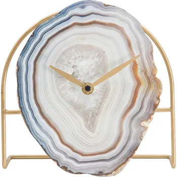 Hodiny Mauro Ferretti Elegantní hodiny se vorem agatu, 20 x 19,5 cm