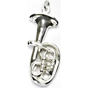 Přívěsek Stříbrný přívěsek trumpeta - P292 (Stříbrná trumpeta)