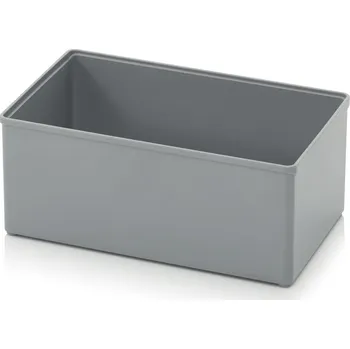 Vkládací boxy pro sortimentní boxy 15,6 x 10,4 x 6,3 cm - Stříbrošedá - Stříbrošedá - materiál: ABS - SB E 23-7001