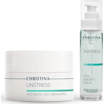 Pleťové sérum Christina Cosmeceuticals Zklidňující sérum a probiotický krém Unstress