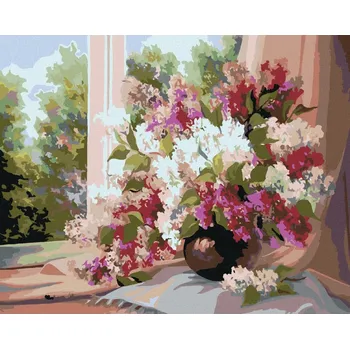 Hračka Diamondi Diamantové malování - ŠEŘÍK U OKNA II Rozměr: 40x50 cm, Rámování: bez rámu a bez vypnutí plátna