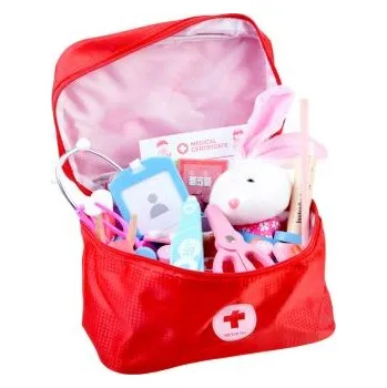 Dřevěná hračka Dřevěný set pro malého lékaře