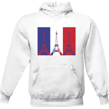 Pánská mikina Pánská mikina s kapucí s potiskem France pánské