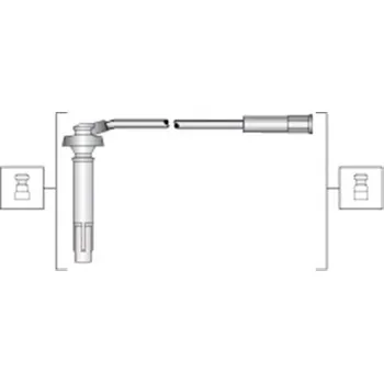Autoelektrika Sada kabelů pro zapalování MAGNETI MARELLI 941318111309