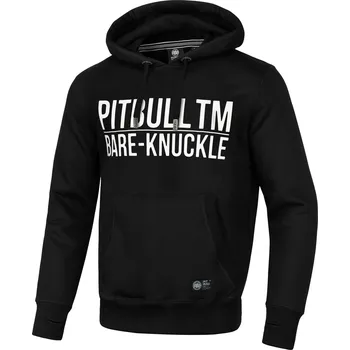 Pánská mikina PitBull West Coast - pánská KP mikina BARE KNUCKLE černá XL