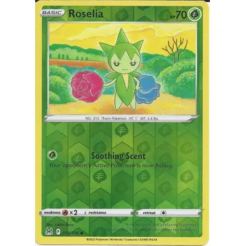 Sběratelská karetní hra Pokémon karta Roselia 014/196 Reverse Holo - Lost Origin