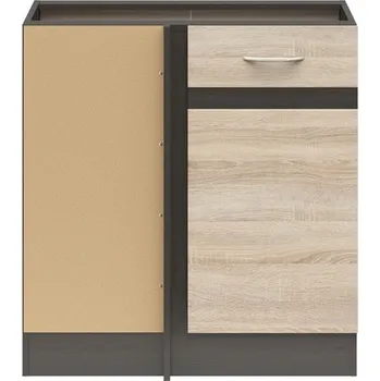 Kuchyňská skříňka Junona Line skříňka BBL DNW/100/82 L, wenge/dub sonoma