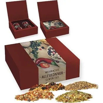 Koření Vánoční koření dárková sada 4 plechovky - 50 ks