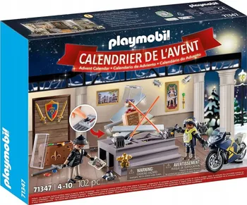 Stavebnice Playmobil Playmobil Policie 71347 Adventní kalendář Krádež v muzeu