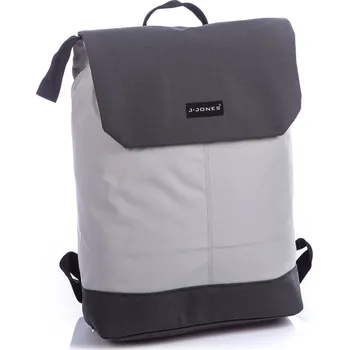 Městský batoh J. JONES Dámský batoh nejen na notebook světle šedý 4098
