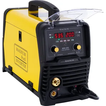 Svářečka Svářecí invertor MIG | Magnum MIG 203 EASY SYNERGIA | 200A /60% | hořák 15/3m + kabely