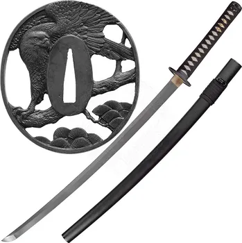 Replika zbraně Hanwei Paul Chen Katana Raptor, Shinogi Zukuri