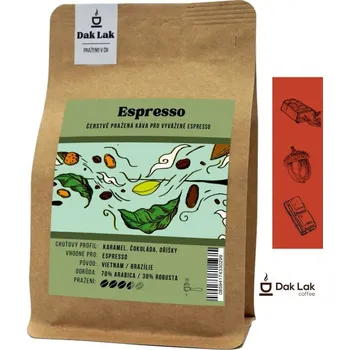Káva Dak Lak Vietnamská káva, Classic, Expresso Blend, zrnková, 1000g