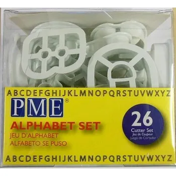Vykrajovátko PME plastová vykrajovátka Abeceda (26 ks)