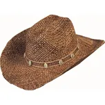 Klobouk slaměný Scippis Drover - hnědý, M