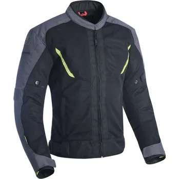 Moto bunda Bunda delta 1.0 air, oxford (černá/šedá/fluo, vel. 3xl)