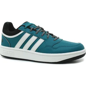 Dětská móda adidas HOOPS 3.0 K IF7747 tyrkysové, juniorské tenisky vel.5,5