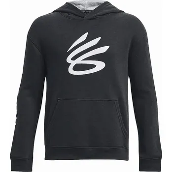 Chlapecká mikina Chlapecká mikina Under Armour Curry Boys Splash Hoodie-BLK 1380333 001 Under Armour: Dětské MD (138-149 cm)
