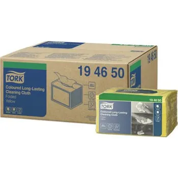 Tork barevný program, utěrka, sklad, 1 balení = 40 utěrek, 1 vrstvá, žlutá, W8, 194650